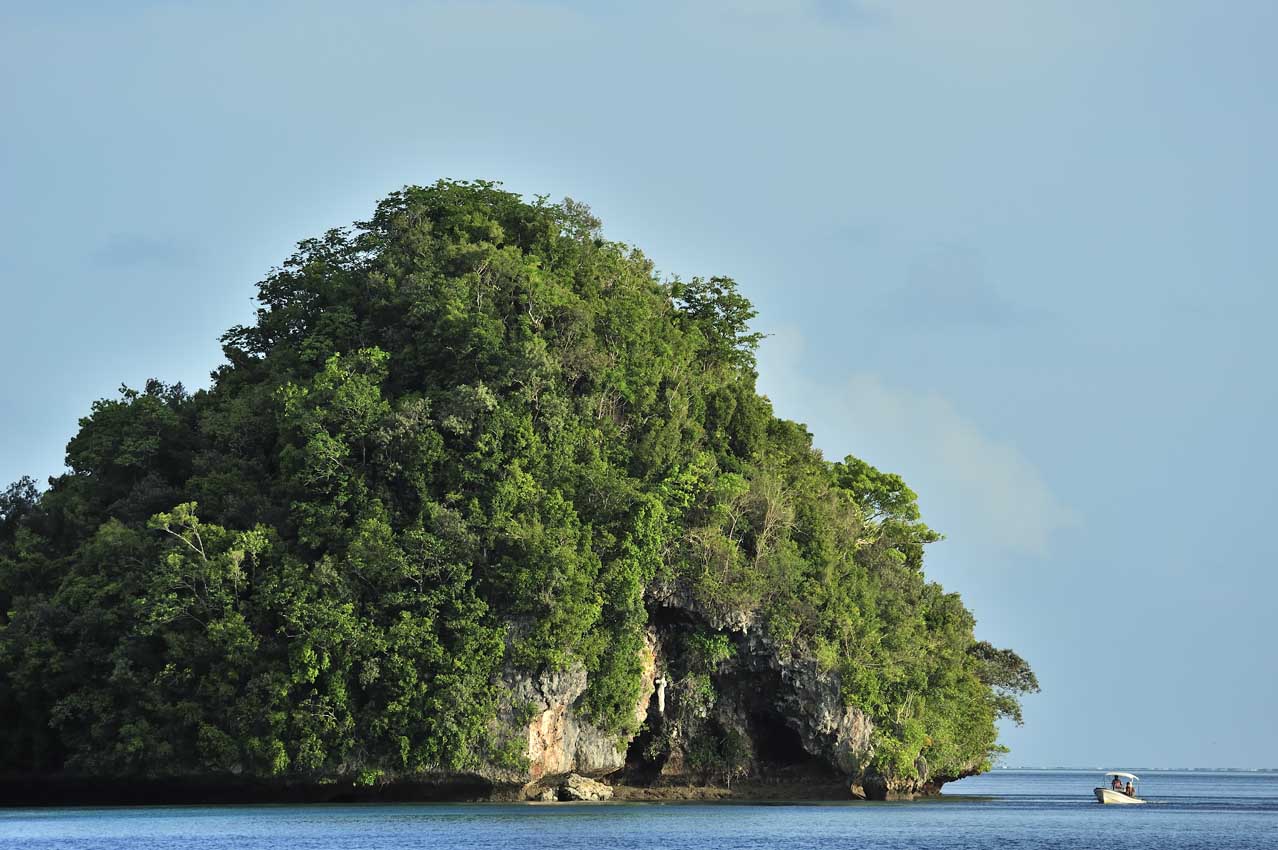 Les Îles rocheuses (Rock islands) à Koror – Palau