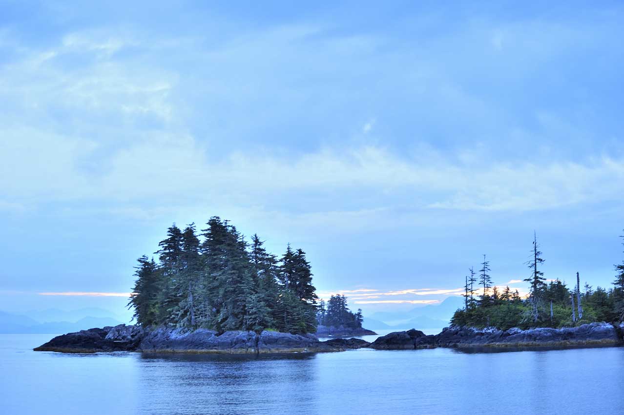 Paysages brumeux entre Sitka et Juneau – USA