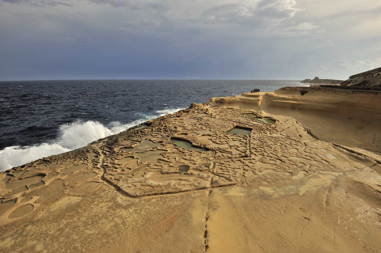 Les salines à Qbajjar Bay – Malte
