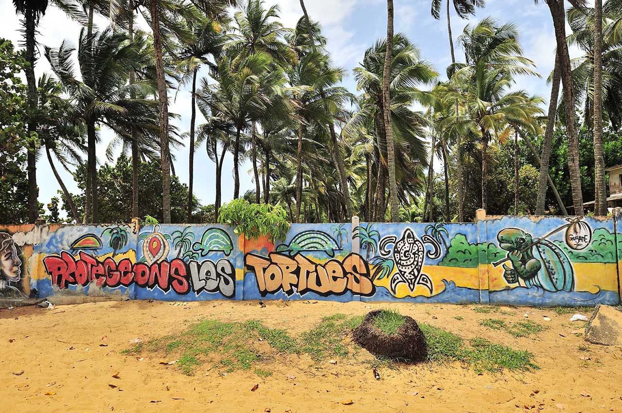 Des fresques peintes sur les murs de Cayenne - Guyane Française